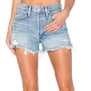AGOLDE Parker Vintage Cut Off Short in Swapmeet SIZE 26 NWT